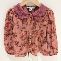 EMILE & IDA CROCHET BLOUSE ORCHID ROSE