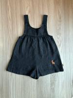 Linen puff suit pippa-墨色