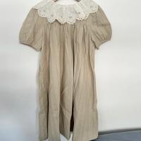 蕾絲短袖連身洋裝