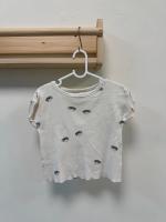 Studio Bohème Paris 36M 河豚印花有機棉短袖上衣（二手） 