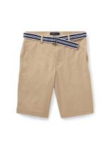 合身版型抗褶曲摩擦斜紋布短褲