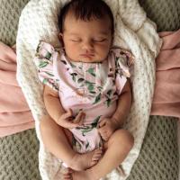 Cockatoo Short Sleeve Organic Bodysuit with Frill