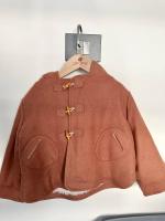 精靈連帽雙面外套(茶棕)