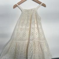 蕾絲緹花細肩洋裝