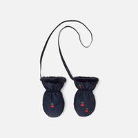 女嬰冬季印花手套