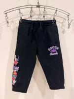 花卉束口休閒褲