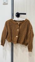 咖啡針織外套