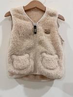熊熊口袋羊羔絨材質嬰幼兒背心