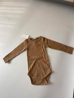 Organic Cotton Fine Rib Long Sleeve Bodysuit