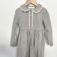 Macaron dress / blue gingham
