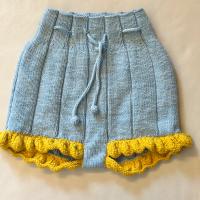 針織花邊短褲