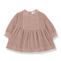 Cristina復古燈芯絨洋裝-Old Rose