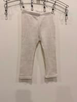 Bel&Bow 奶粉白寬羅紋長褲