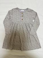 紫色小花棉質洋裝