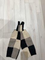 經典羊毛吊帶褲