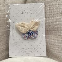 fabric butterfly clip(blue)
