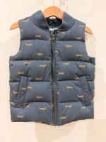 臘腸狗狗圖案鋪棉背心