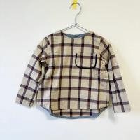 有機棉香草 格子長袖襯衫 Top Trudaine - Tartan