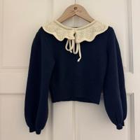 針織短版上衣4y