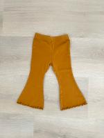 Flare cotton pants / Camel