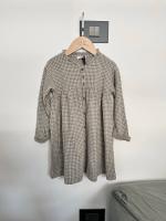 格紋洋裝（灰色）