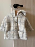 奶油羊毛大衣外套 18M