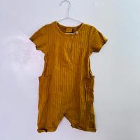 Studio Boheme Paris薑黃色短袖連身褲