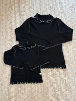 turtleneck tops women&kids black（高領上衣母女裝）