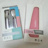 VIIDA Soufflé抗菌不銹鋼叉匙組+收納袋