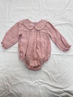 亞麻長袖包屁衣