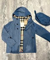 Burberry大童連帽防風外套