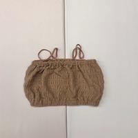 細肩帶上衣（卡其）