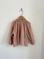 Imelda Blouse in Gingham /  Cherry 