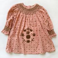 CECE SMOCK DRESS - MEADOW CALICO RIBBON