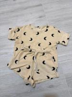 月亮毛巾布套裝