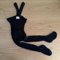 復古吊帶褲襪 - Classic Black