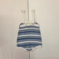 BABY POINTELLE ROMPEE(ECRU/WASHED INDIG)