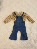 碎花上衣吊帶褲