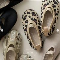 針織鞋 - 豹紋款