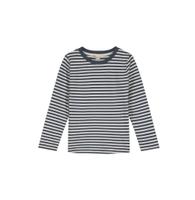 Gray Label - 有機棉長袖Tee - Blue Grey/Off White