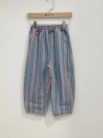 彩色間條薄牛仔長褲