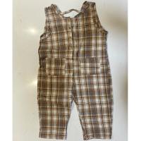 不用煩惱怎麼搭配的超好看連身褲 格紋款 90 (S)