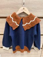 花花領子針織衣