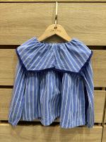 大方領優雅長袖上衣