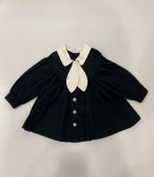 Bow tie dress - black