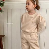 小櫻桃澎澎袖套裝