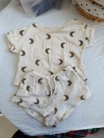 Organic Zoo 月亮短袖短褲套裝 6-12M