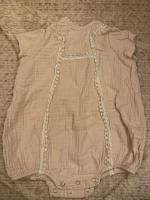 Marsou paris粉膚色包屁衣