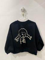 小女孩長袖寬版上衣