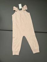 粉色雛菊吊帶褲